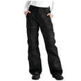 thumbnail image 1 of FAVIPT Pantalon de Ski Léger et Imperméable pour Femmes, Patchwork, Poches, Pantalon Chaud, Hiver, Planche à Neige, Randonnée, Pantalon de Sport, Noir, TTTG, 1 of 8