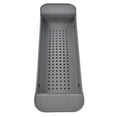 thumbnail image 2 of Expandable Bathtub Caddy Tray Multifunction Bathtub Organizer Rack Nonslip for Candle Towel Book Wine PhoneGrey, 2 of 14
