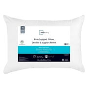 Mainstays Firm Support Bed Pillow, S/Q- Cotton Cover, Back Sleeper