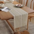 thumbnail image 3 of YAOMOBB Chemin de Table à Franges pour Décoration de Salle à Manger Élégante, 3 of 5