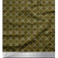 thumbnail image 1 of Soimoi Rayon Fabric Crossbones & Skull Shirting Print Fabric by Yard 56 Inch Wide, 1 of 4