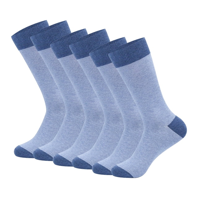 3 Pairs Of Men's Casual Dri Tech Control Crew Socks Breathable Stockings