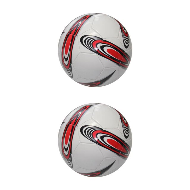 Maytalsory Wide Application Soccer Ball For Training And Sports Football Game Blast-proof 2 White 2Set