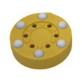 thumbnail image 3 of Siruishop Rondelle de Hockey à Roulettes Rondelle de Hockey de Rue Lisse Portable Rondelle de Hockey sur Glace Rondelle d'Entraînement pour Compétition Enfants Adultes Débutants Jaune, 3 of 8
