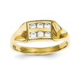 thumbnail image 1 of 10K Yellow Gold CZ Cubic Zirconia Polished Child'S Ring, 1 of 2