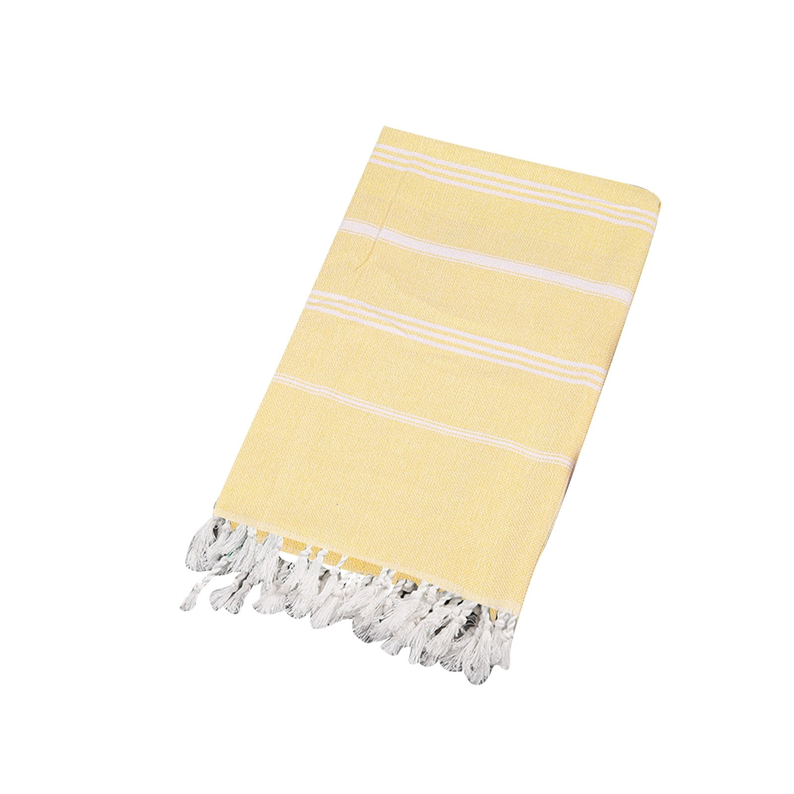 Serviette de Plage Turque Antiadhésive Motif Rayé Sable pour Adultes Châle de Sauna Extérieur