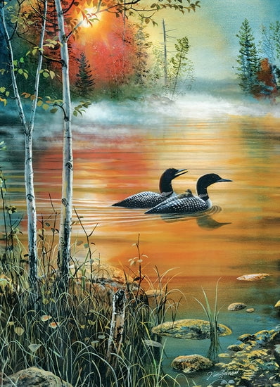 Cobble Hill 1000 Piece Puzzle - Morning Mist - Sample Poster Included