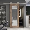 thumbnail image 1 of Wood & Hart 37" Reflex Mirror Barn Door, 1 of 5