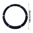 thumbnail image 3 of ZZkhGO Lint Steering Wheel Cover, Short Pile Winter Handlebar Cover, Warm Non Slip Protective Cover with Soft Material for Cold Weather Driving Vehicle Interior, 3 of 6