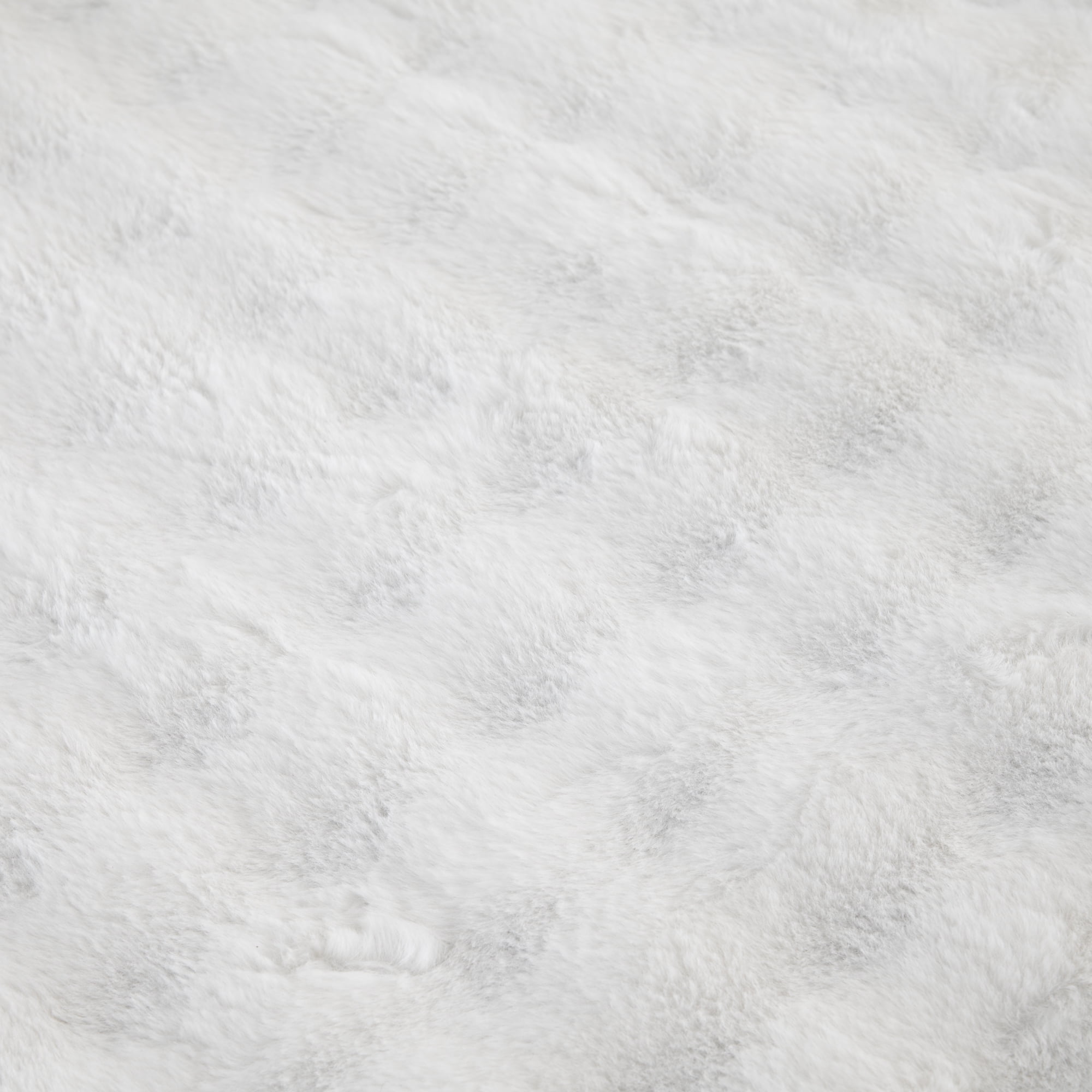Tapis Mainstays Bubble Rabbit en fausse fourrure blanche 500 g/m², format 152 x 213 cm, recommandé pour le salon, la salle à manger et la chambre.