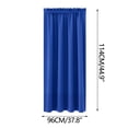 thumbnail image 3 of Avdolw Solid Color Silk Curtains - Heat Insulating, Energy Saving, Darkening & Noise Reducing for Bedroom & Kitchen, Easy Install, 3 of 3
