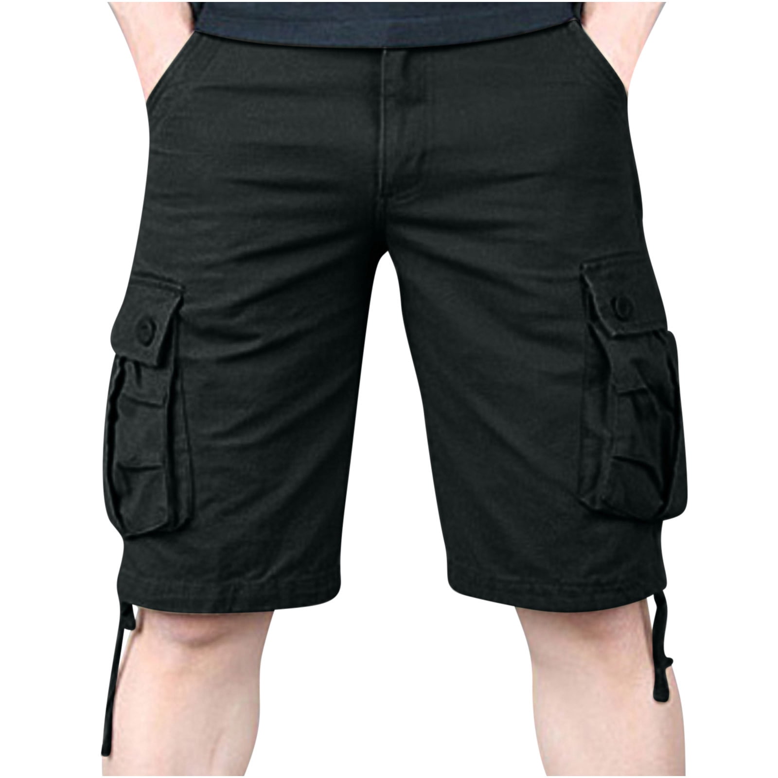 NaWent Men's Shorts Clearance Men's Plus Size Cargo Shorts Multi