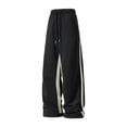 thumbnail image 4 of Casual Contrast Jogger Pants with Drawstring Elastic Waist for Everyday Comfort and Versatile Performance in Any Season, 4 of 5