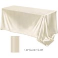 thumbnail image 3 of Dvruxg Satin Tablecloth – Washable Polyester Solid Color Banquet Cloth for Weddings, Hotels, Restaurants & Home Use – Elegant Cut-to-Fit Table Cover for Events & Parties, 3 of 5