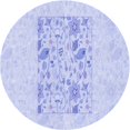 thumbnail image 1 of Ahgly Company Tapis d'Intérieur Lavable en Machine Carré Lavande Bleu, 3 Pieds Carré, 1 of 7