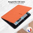 thumbnail image 2 of Étui Mince pour Amazon Kindle Paperwhite 7 Pouces 2024 12e Génération, Étui de Protection Léger et Antichoc pour Auto Sommeil Réveil pour Kindle Paperwhite 2024 12e Génération, Orange, 2 of 5