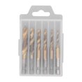 thumbnail image 1 of 6Pcs Threaded Drill Taps HHS Fine Thread Wear Resistance Screw Drill Tap for Drilling Tapping, 1 of 14