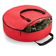 thumbnail image 3 of Vaidha Foldable Christmas Tree Wreath Storage Bag Cover Large-capacity Quilt Storage Bags Organize Tools, 3 of 3