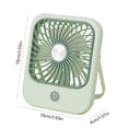 thumbnail image 3 of Boovnll Desk Fan, Adjustable High Speed USB Rechargeable Table Fan Lightweight Compact Quiet Small Fan for Home, Bedroom, Office, Travel, Camping, RVs, Summer Gift, Mini Fan - Fan, 3 of 6