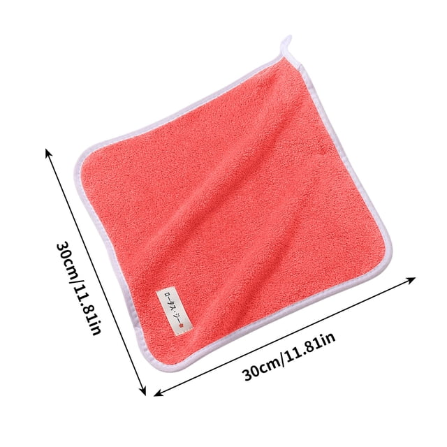 QTOCIO Children's Handkerchief Towel Candy Face Wash Soft Absorption Of Water Multi-purpose Small Towel