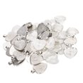 thumbnail image 4 of 60Pcs Metal Alloy Pendant Setting, 2 Silver Colors Pendant Trays, for Jewelry Making DIY Enthusiast, 4 of 8