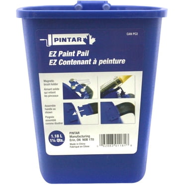 Pintar Manufacturing Corp. Seau à peinture en plastique EZ – capacité de 1,18 L (1.25 pte)