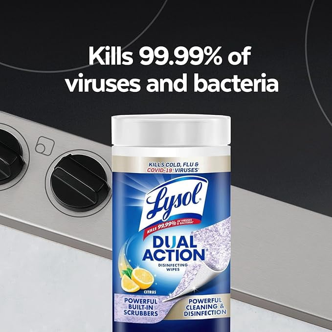 Lysol® Disinfecting Wipes - Dual Action, 35 Count