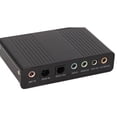 thumbnail image 4 of USB Sound Card, 6 Channel External Sound Card For PC Laptop Computer, 48kHz Sampling Rate  USB , Analog And Digital Audio Equipment, 4 of 8