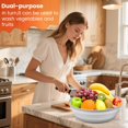 thumbnail image 3 of 2 Pcs Microwave Splatter Cover, Microwave Cover Vented for Food, Microwave Splatter Guard Lid with Handle, 10 Inches Medium Collapsible Multi-use Splatter, Grey Guard Plate Cover, 3 of 7
