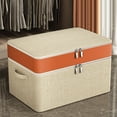 thumbnail image 2 of Wardrobe Clothes Organizer Double Layer Zipper Clothes Storage Bag Wardrobe Storage Box Portable Storage Bag Winter Quilt Storage Box Storage Bag Organizer, 2 of 6