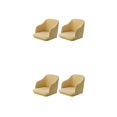 thumbnail image 2 of ZheElen Lot de 2/lot Housses de Chaise Installation Rapide pour Amélioration de Pièce Instantanée Polyester Haute Élasticité Housse de Chaise Courbée Extensible Couleur Crème 2Ensemble, 2 of 6