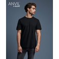 thumbnail image 2 of Anvil Lightweight T-Shir, 3XL, Heather Grey, 2 of 2