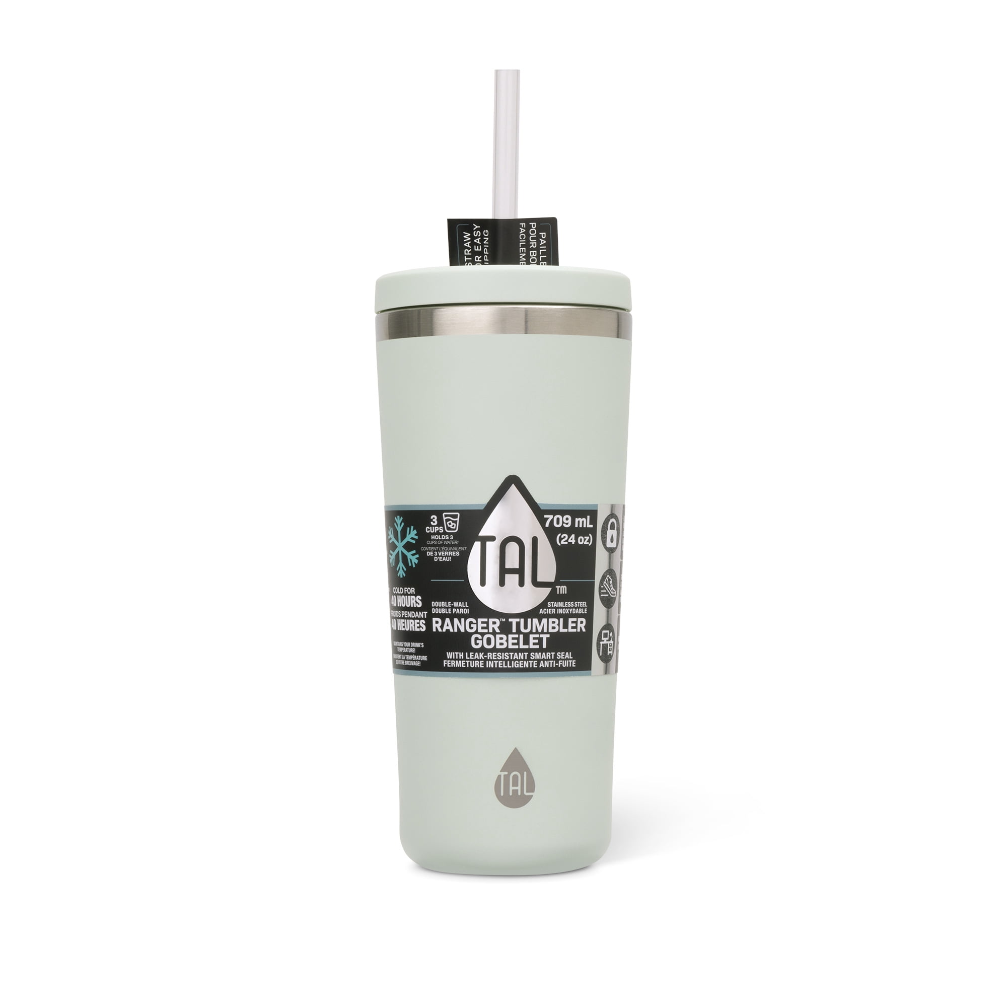 BOUTEILLE D'EAU GOBELET TAL 24OZ ECUME DE MER
