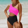 thumbnail image 4 of FhsagQ Swimsuit Sets for Women Set of 2 Women One Shoulder 1 Piece Swimsuit for Women Bathing Suits Full Coverage Keyhole Swimwear Swimsuit Sets for Women 2 Piece Push Up XXL, 4 of 6