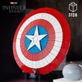thumbnail image 4 of LEGO Marvel Captain America’s Shield 76262 Model Kit for Adults, Collectible Replica of Captain America’s Iconic Shield, this Disney Marvel Building Set for Adults Makes a Great Graduation Gift, 4 of 6