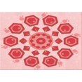 thumbnail image 1 of Ahgly Company Machine Washable Indoor Rectangle Transitional Pink Area Rugs, 2' x 4', 1 of 7