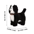 thumbnail image 3 of E Interactive Plush Toy Dog Robotic Pet Dog That Walks Barks Wags Tail Sings With Sound Sensor Simulation Dog For Kids Children Gift Border Collie, 3 of 6