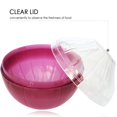 thumbnail image 2 of CHOK Onion Garlic Keeper Set  Clear Lid Reusable Refrigerator Food Shape Container Saver for Full Leftover Onion Garlic, 2 of 8