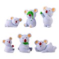 thumbnail image 1 of 6Pcs Resin Koala Bear Figurines Lovely Animals Decorations Desktop Decorations, 1 of 8