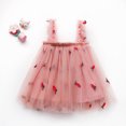 thumbnail image 1 of Birdeem Robe d'Été Adorable pour Bébé Filles Robe Douce Sans Manches à Bretelles Imprimé Fleurs Dentelle Robe d'Été, 1 of 12