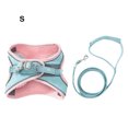 thumbnail image 3 of fastboy Soft Cat Leash And Harness Set For More Comfortable Walking Night Reflection Kitten Harness powder blue S, 3 of 6