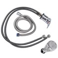 thumbnail image 1 of Shampoo Bed Faucet Sprayer Set, Sealing Hot Cold Water Control Shampoo Chair Faucet Sprayer  Plating  For Beauty Salon Barbershop, 1 of 8