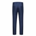 thumbnail image 3 of Yuyuzo Mens Plus Size Business Pants Staight Leg Formal Work Suit Pants Solid Color Mid Waist Trousers, 3 of 3