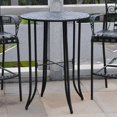 thumbnail image 1 of International Caravan Mandalay Iron Patio Pub Table in Antique Black, 1 of 1