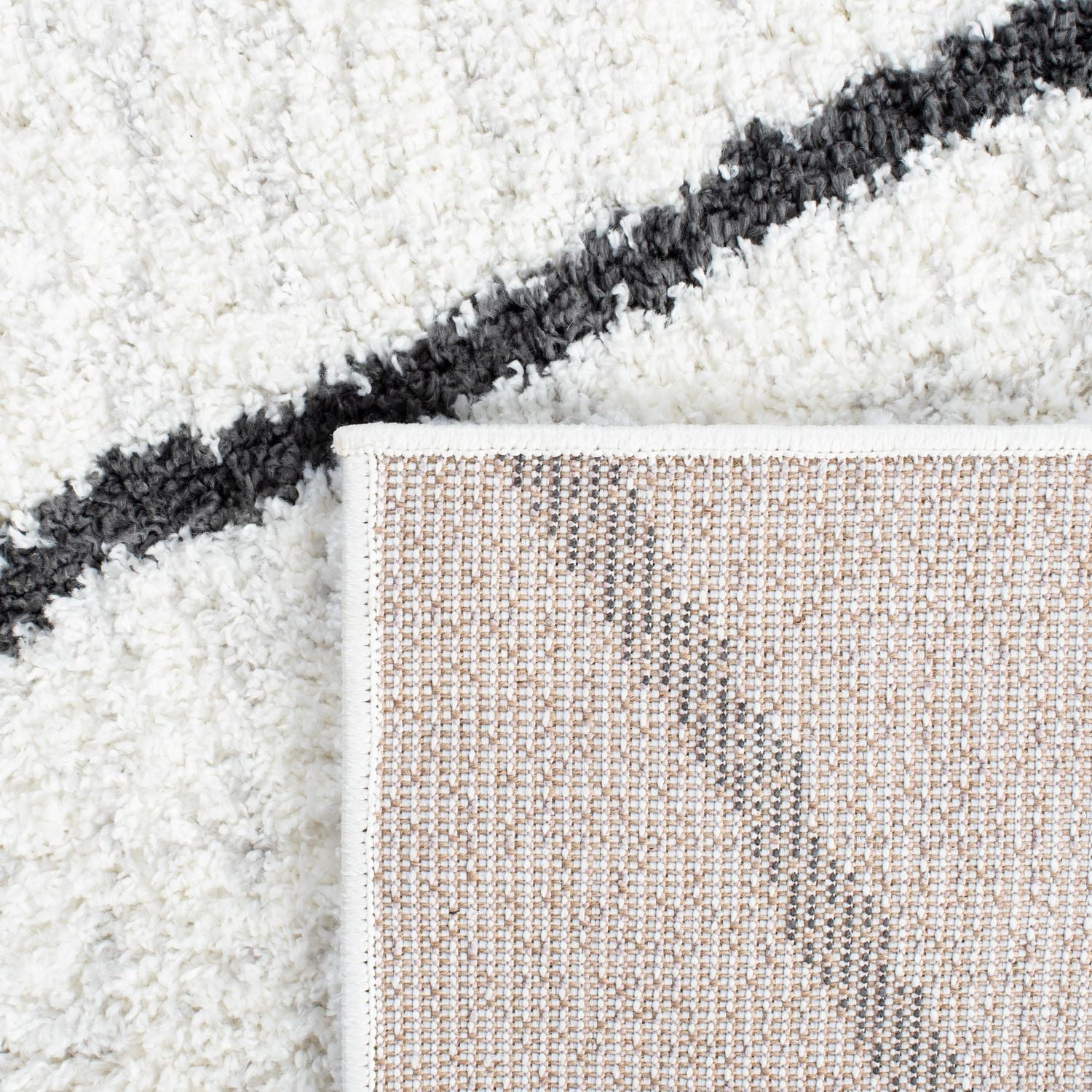 SAFAVIEH August Delroy Tapis Géométrique Shag