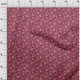 thumbnail image 3 of oneOone Tissu Polyester Spandex Rose Matériel de Robe Florale Tissu Imprimé Tissu au Mètre 56 Pouces de Large, 3 of 4