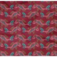 thumbnail image 4 of oneOone Organic Cotton Poplin Twill Fabric Fish Block Decor Fabric Printed BTY 42 Inch Wide, 4 of 4