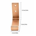 thumbnail image 2 of Folding Hanging Hooks Aluminium Alloy Punch Free Towel Rack Invisible Foldable Hanger Strong Bearing for Bathroom Living Room silver, 2 of 9