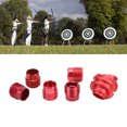 thumbnail image 4 of Archery Hooded Peephole  Kit, 6x 8x Clarifier Lens Compound Bow Peep Sight  For Shooting Red, 4 of 8