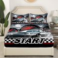 thumbnail image 3 of Erosebridal Teens Racing Car Full Sheet Sets,Extreme Sports Bedding Full Size,Fast Car Decor,Lightweight,4-Piece, 3 of 7